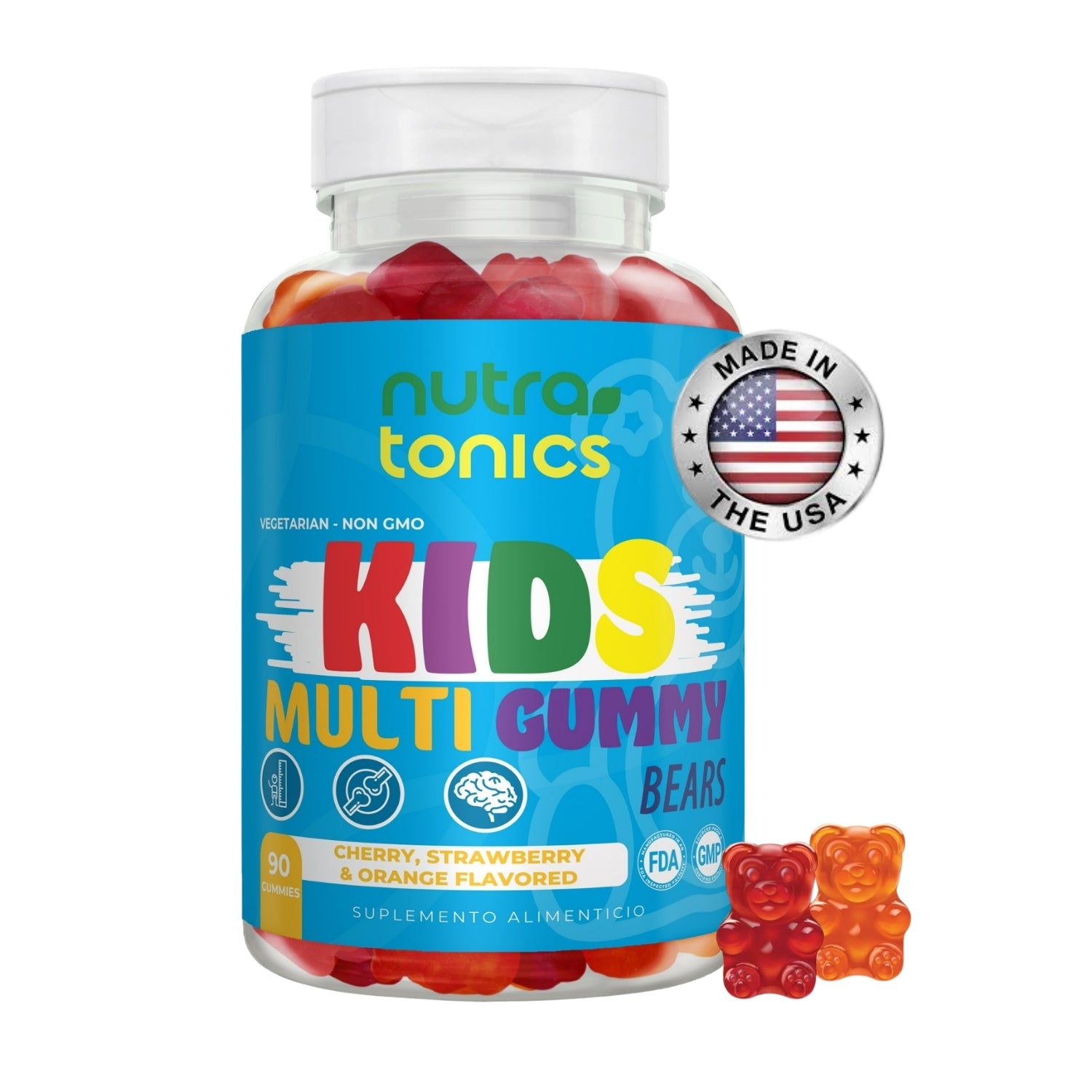 KIDS MULTIVITAMÍNICO PARA NIÑOS 90 GOMITAS