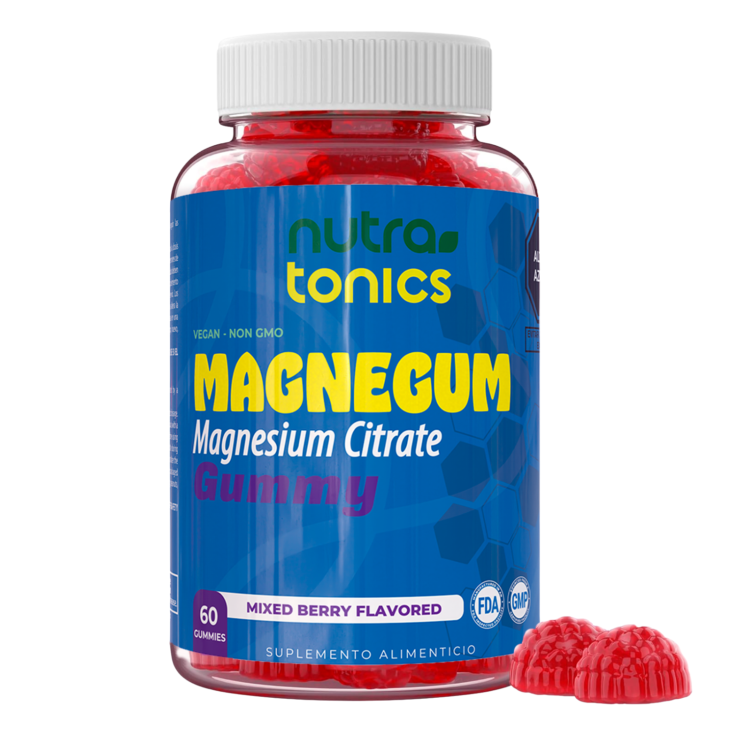MAGNEGUM CITRATO DE MAGNESIO 957 MG 60 GOMITAS