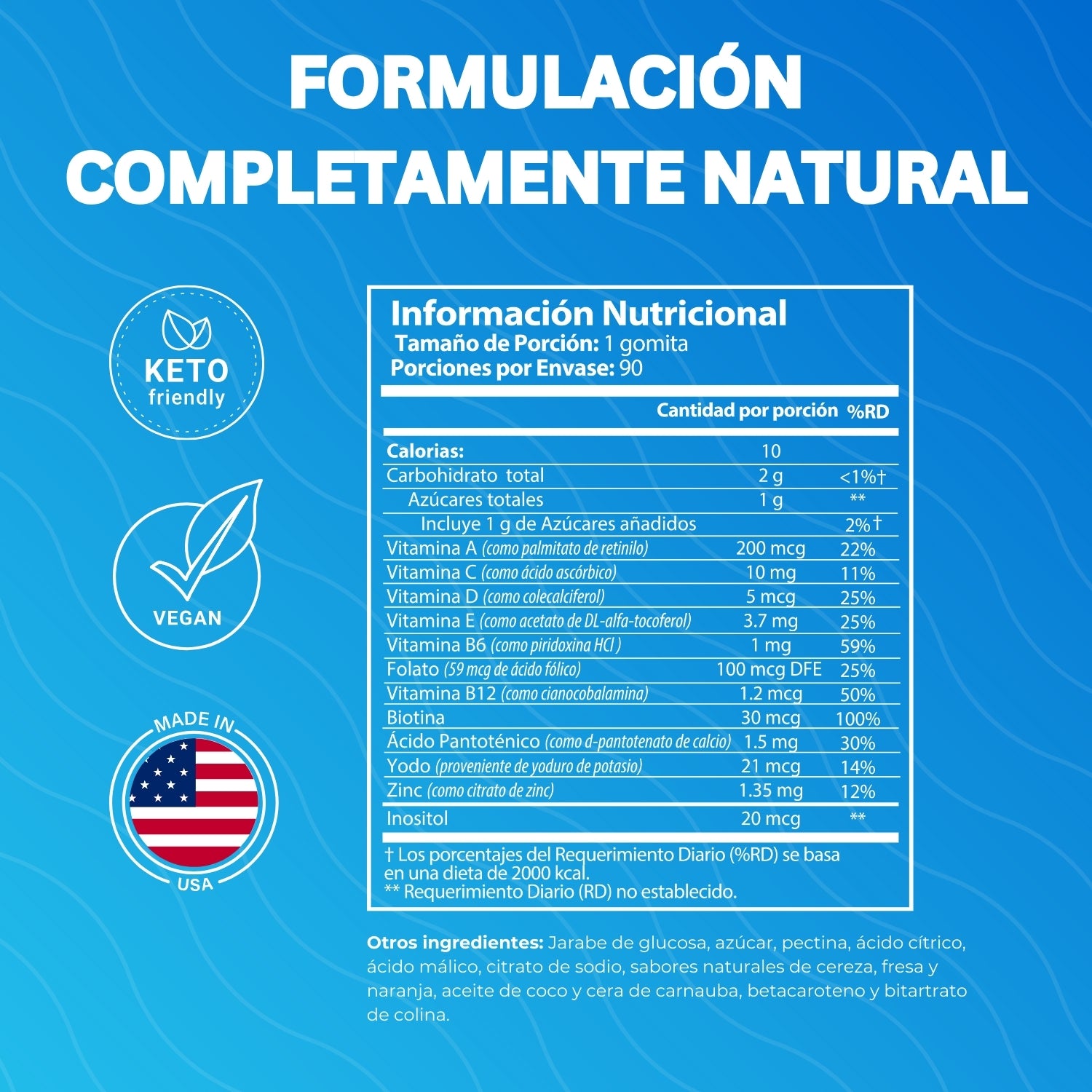 KIDS MULTIVITAMÍNICO PARA NIÑOS 90 GOMITAS
